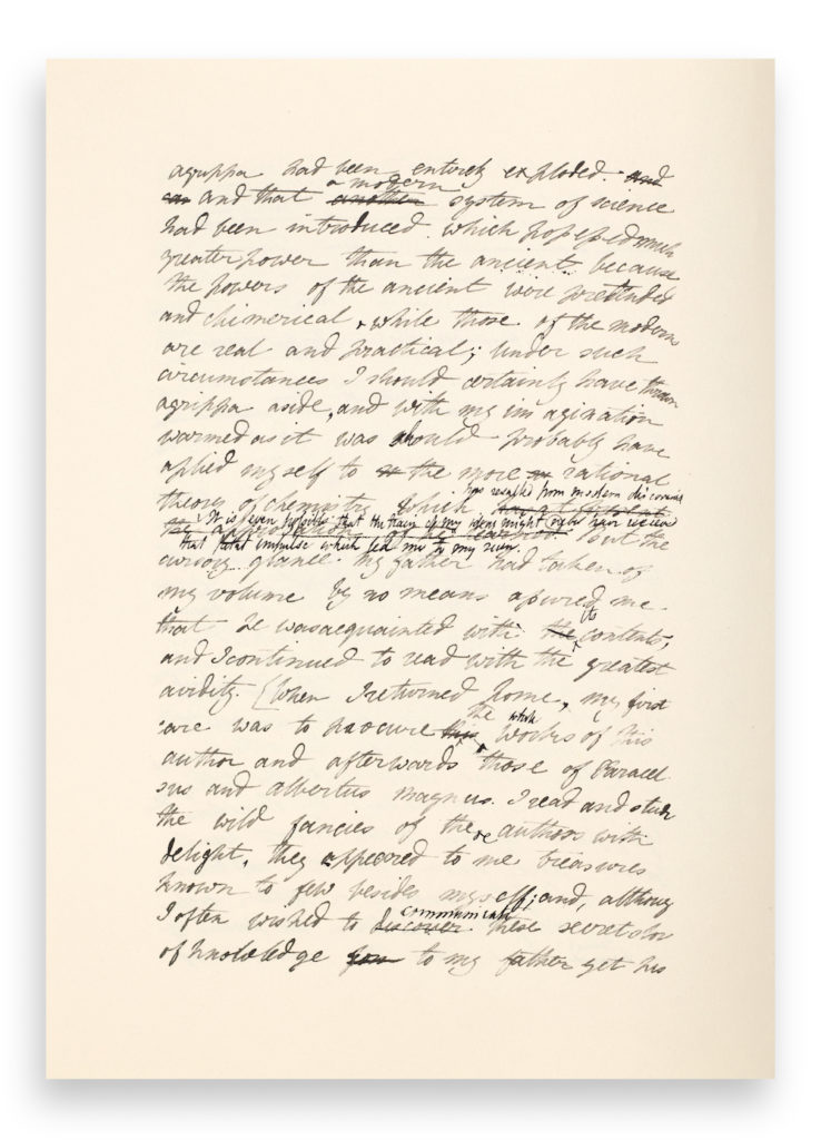 The Paris Review - ‘Frankenstein’ in Mary Shelley’s Own Hand