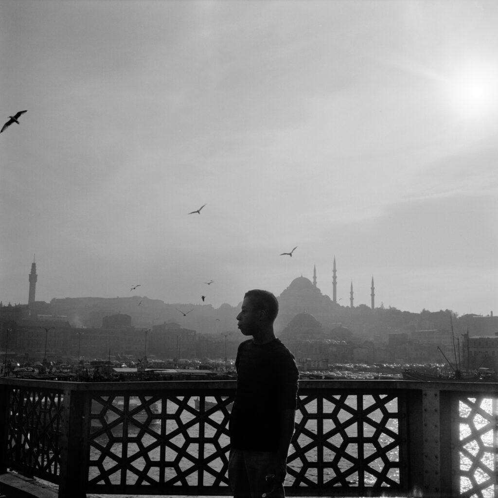 baldwin on the galata bridge sedat pakay