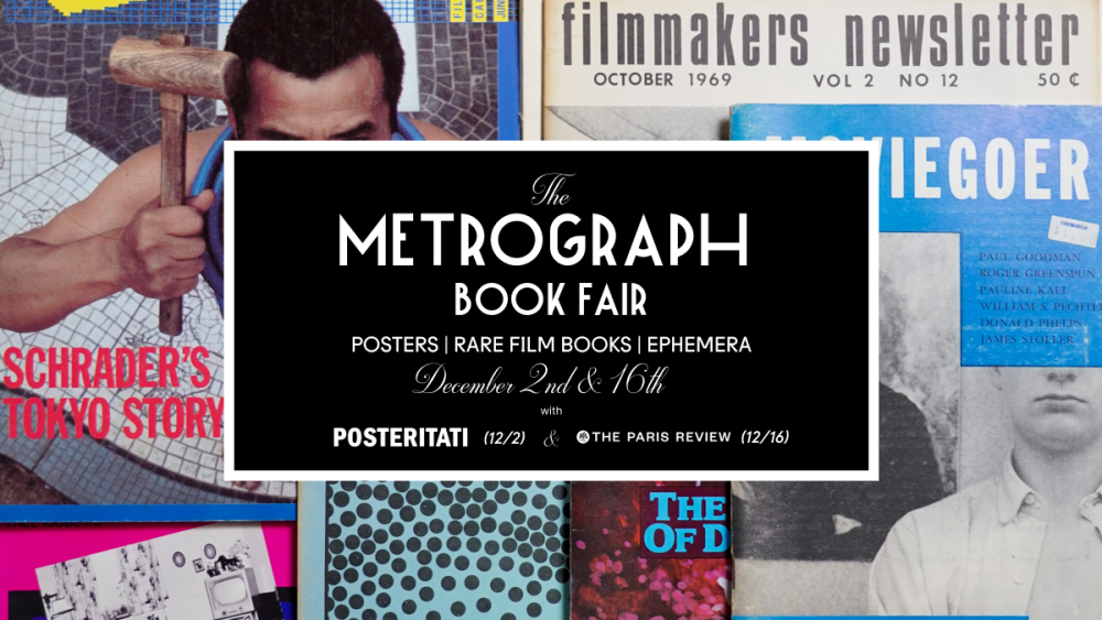 <em>The Paris Review</em> at the Metrograph Holiday Book Fair