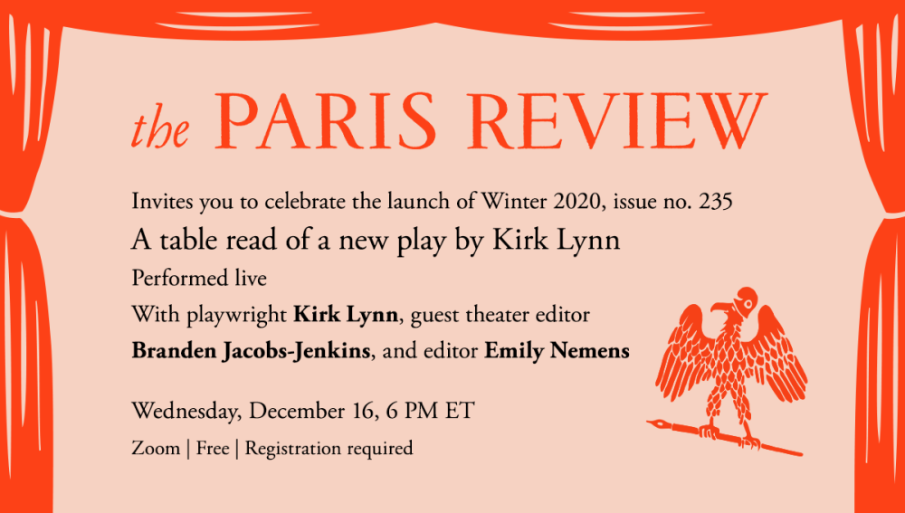 Winter Issue Launch: Join The Paris Review for an evening at the theater