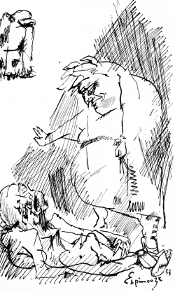 Six Drawings for Faulkner’s “These Thirteen”