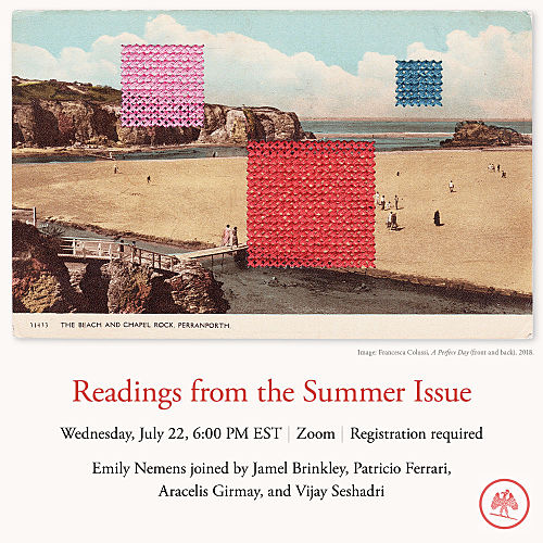 Past Event: Readings from the Summer Issue 